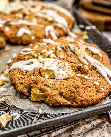 Apple Walnut Cookie Scones