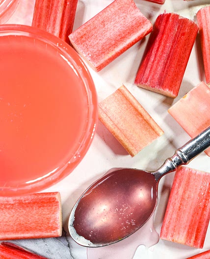 Rhubarb Simple Syrup