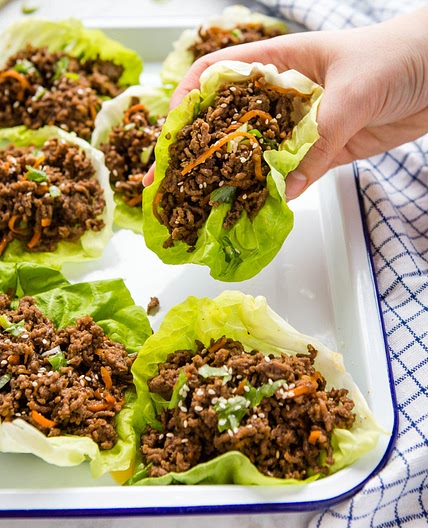 Low Carb Korean Beef Lettuce Wraps