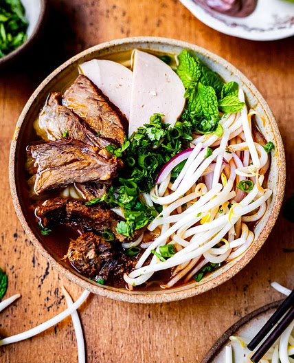 The Best Bun Bo Hue (Spicy Vietnamese Beef Noodle Soup)