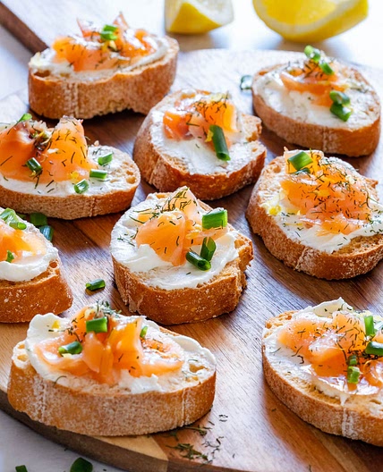 Smoked Salmon Crostini
