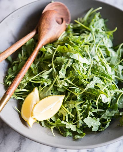 Lemon Sea Salt Arugula Salad