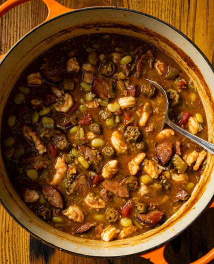 Okra and Shrimp Stew