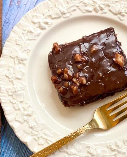 Low FODMAP Texas Sheet Cake