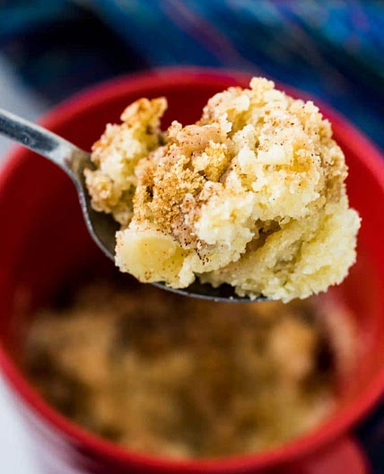 {2 minute} Coffee Cake in a Cup