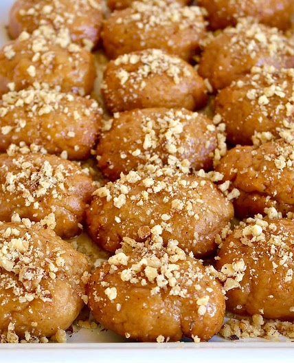 Melomakarona: Greek Christmas Honey Cookies