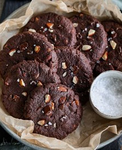 Almond Brownie Cookies