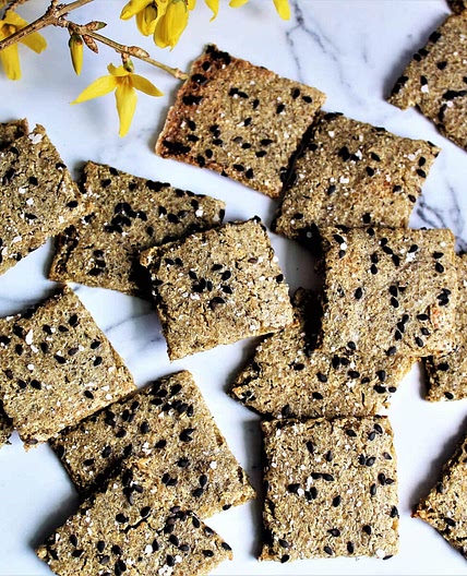 Gluten-Free Whole Grain Quinoa Crackers