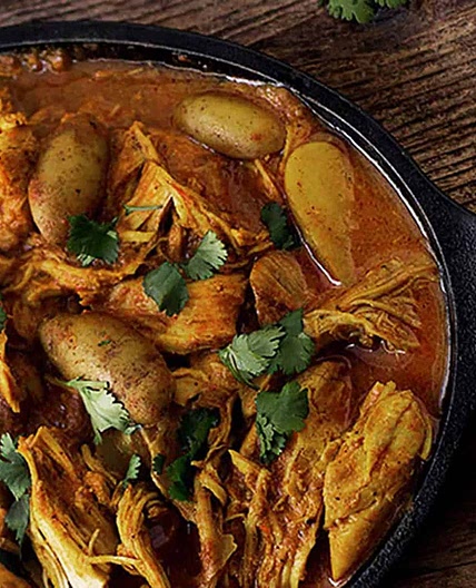 Indian Chicken Stew with Potatoes