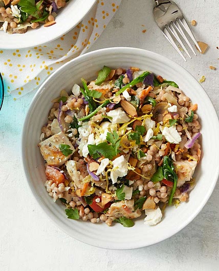 Lemon-Tahini Couscous with Chicken & Vegetables