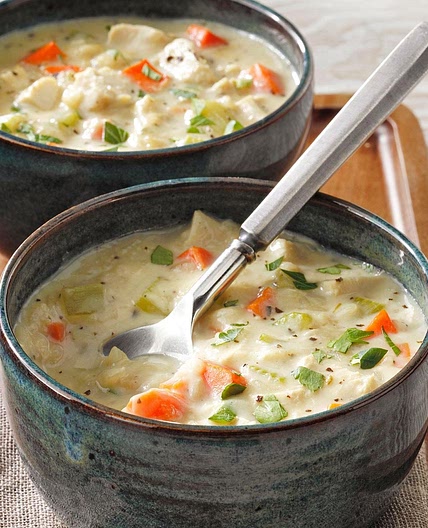 Creamy Chicken and Rice Soup