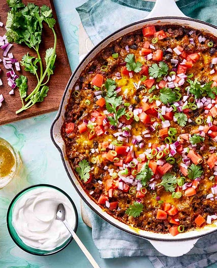Skillet Taco Dip