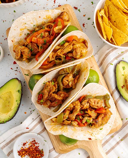 Easy Air Fryer Chicken Fajitas