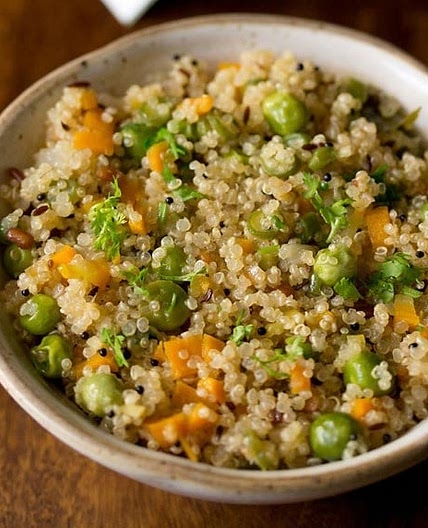 Quinoa Upma (Healthy Quinoa Recipe)