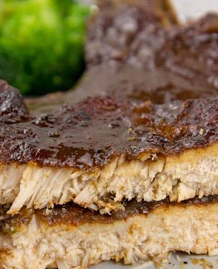 Keto Instant Pot BBQ Pork Chops