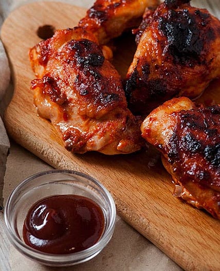 BBQ Smoked Chicken Thighs