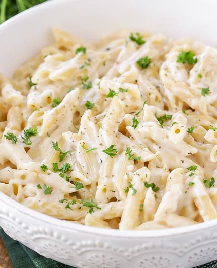 White Sauce Penna Pasta