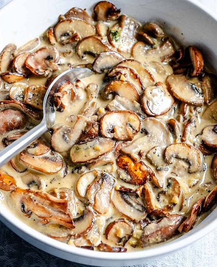 Easy Creamy Mushroom Sauce for Pasta