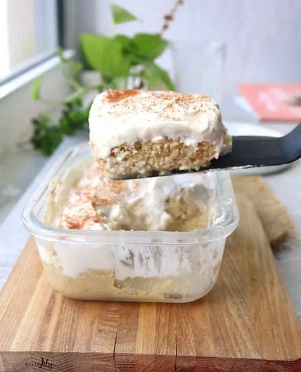 Postre tres leches saludable keto y sin gluten