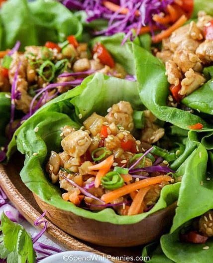 Favorite Chicken Lettuce Wraps