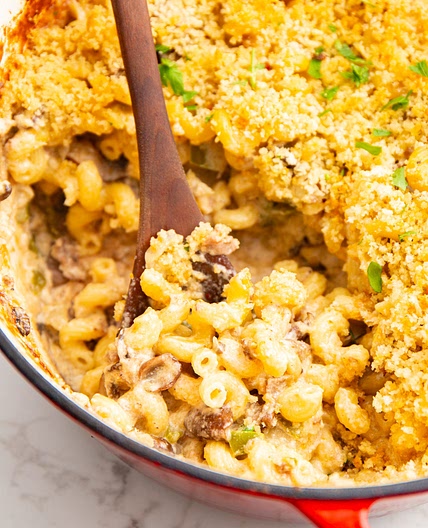 Philly Cheesesteak Mac and Cheese