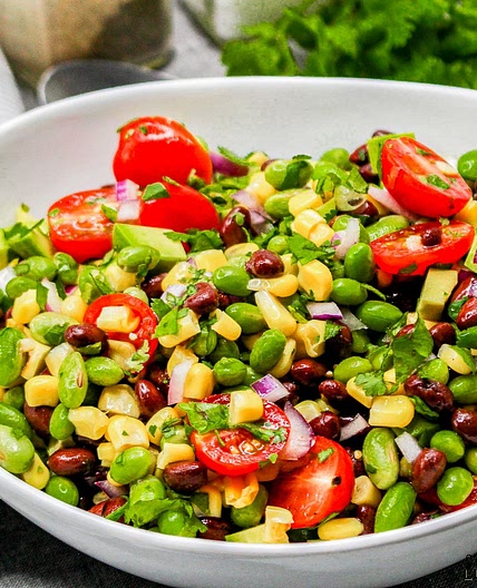 Vegan Edamame Salad Recipe