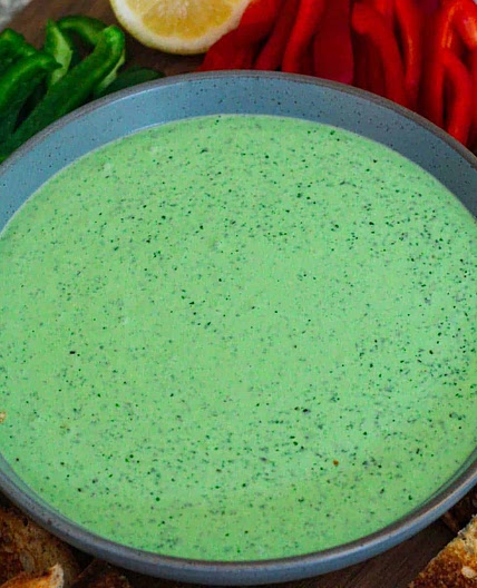 Mediterranean Green Goddess Dip