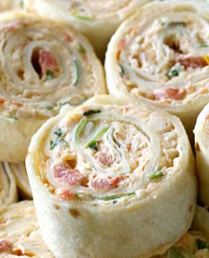 Chicken Enchilada Pinwheels