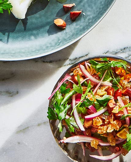 Almond and Raisin Agrodolce