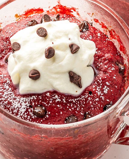 Red Velvet Mug Cake
