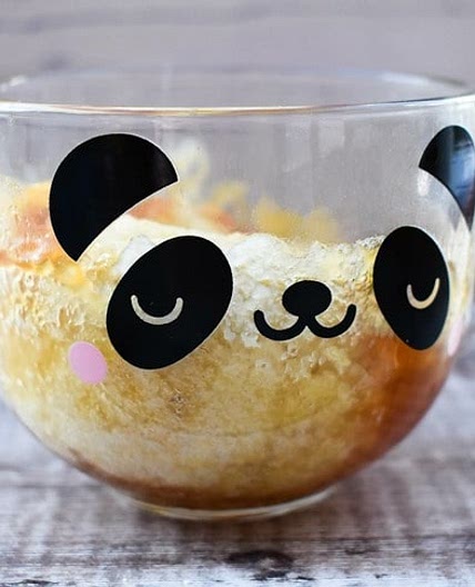 Microwave Golden Syrup Sponge Pudding (vegan mug cake)