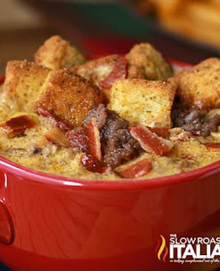 Bacon Cheeseburger Beer Cheese Soup Recipe + Video