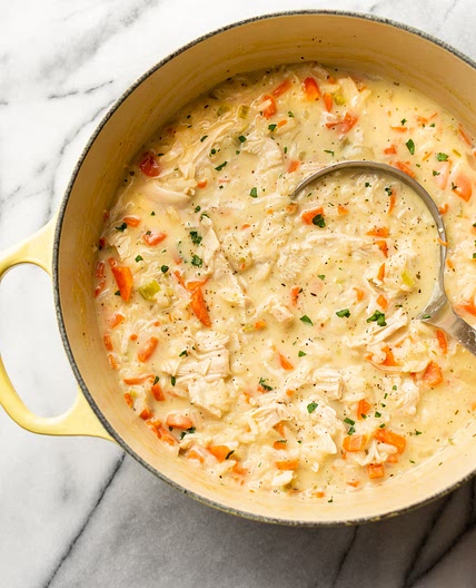 Creamy Chicken and Rice Soup
