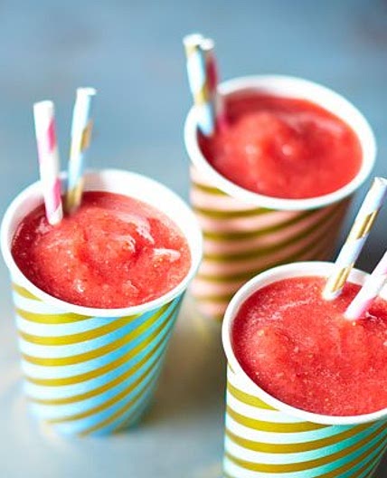 Watermelon & strawberry slushie