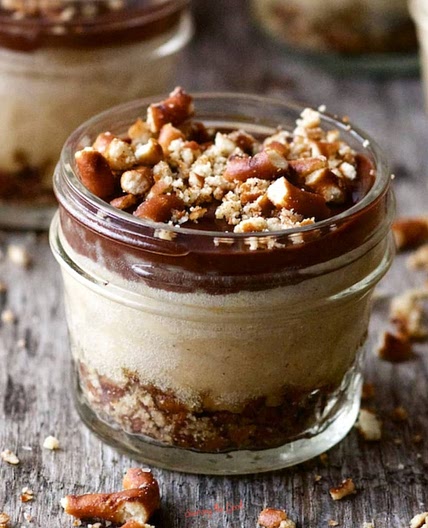 Sous Vide Peanut Butter Cheesecake