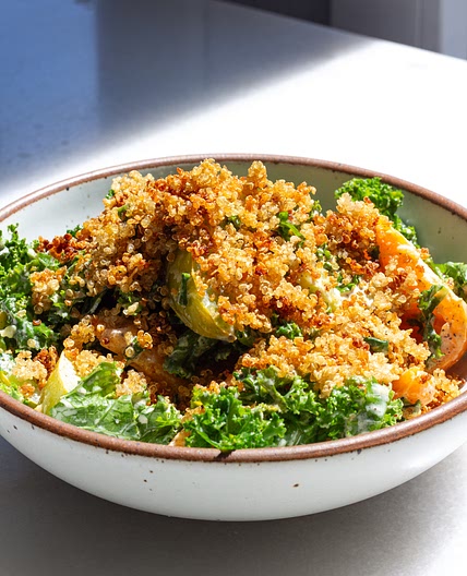 Kale Salad with White Harissa