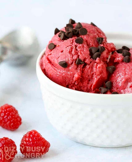 Raspberry Frozen Yogurt