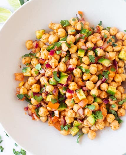 Indian Chickpea Salad
