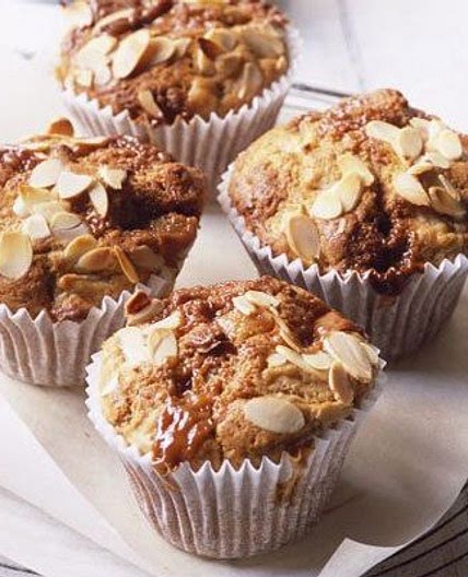 Pear & toffee muffins