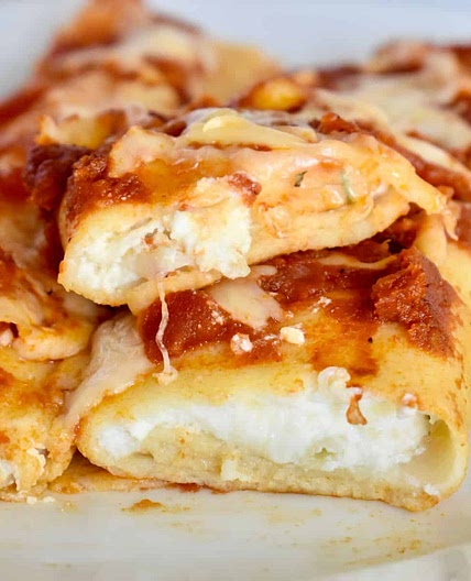 Manicotti Crepes with Homemade Crespelle