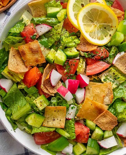 Lebanese Fattoush Salad