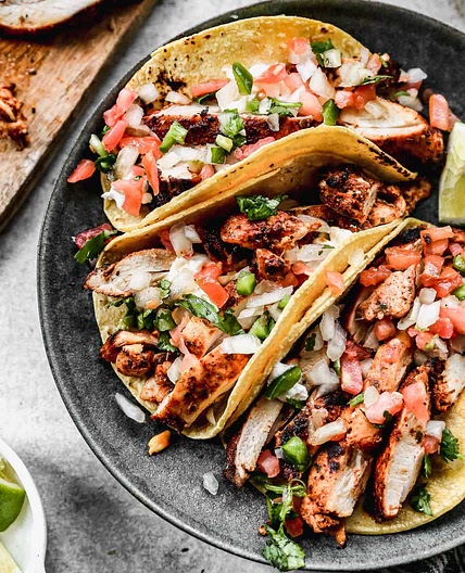 Grilled Chicken Street Tacos