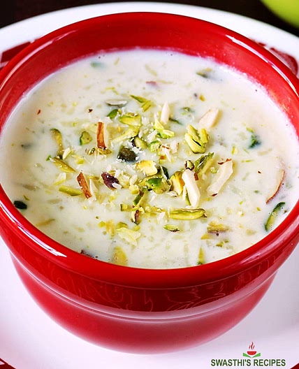 Kheer Recipe (Rice Kheer)