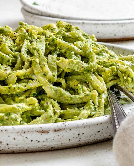 Amazing Avocado Pesto Pasta