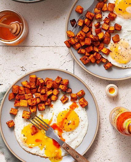 Air-Fryer Honey Sweet Potatoes