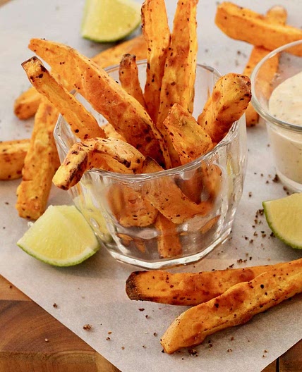 Air Fryer Tajin Sweet Potato Fries