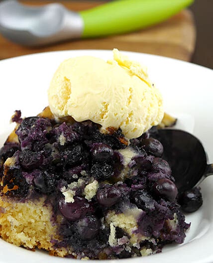 Slow Cooker Blueberry Cobbler Recipe