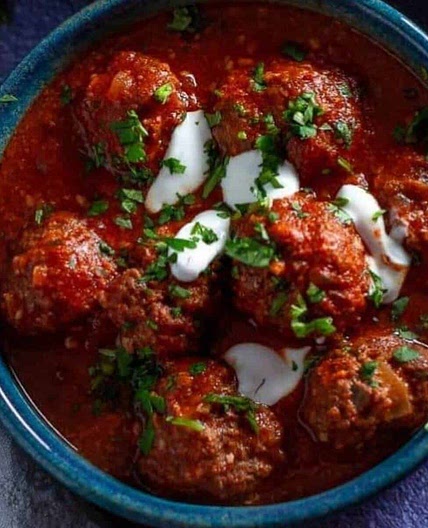Slow Cooker Moroccan Meatballs