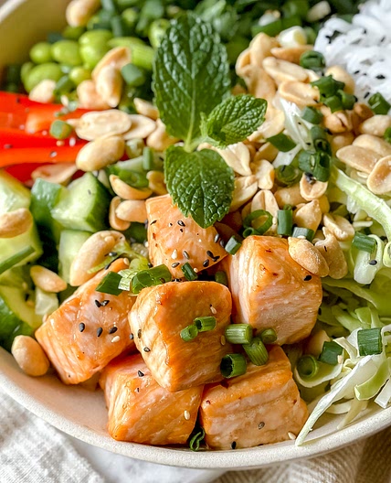 Air Fryer Salmon Bites