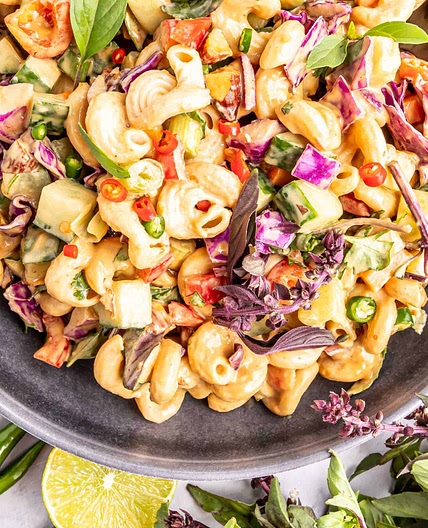 Thai Peanut Pasta Salad